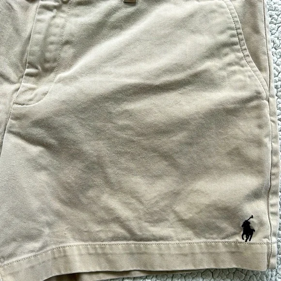 Ralph Lauren Sport Women’s Flat Front Khaki Shorts, Size 10 - Picture 2 of 5